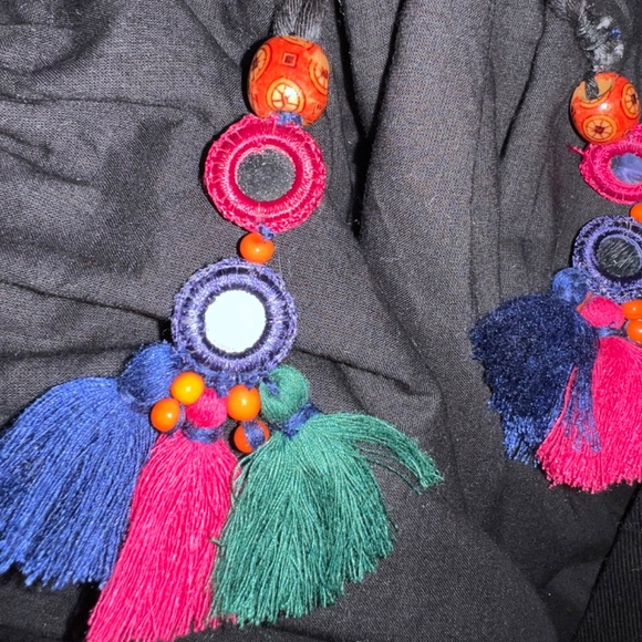 Skirt Hand-Embroidered Drawstring Matte - Picture 11 of 15